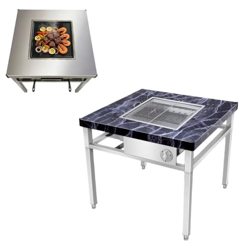 Charcoal Grill Table, KBBQ Grill Table,
