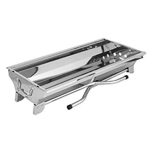 Portable Foldable Charcoal Outdoor Stainless Steel Smoker BBQ for Picnic Garden Terrace Camping Travel 3 5 People or More BBQ Grill