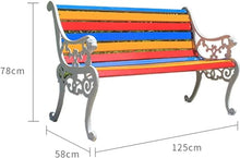ERoomQ Outdoor GThe Bench,Patio Bench Park Bench Outdoor Conversation Couch, GThe Bench Outdoor Solid Wood Patio Bench, Courtyard Seat