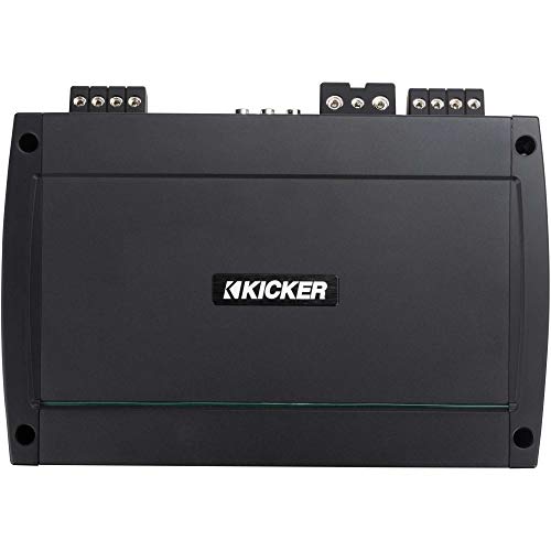 KICKER 12-Inch Premium Marine Subwoofer & 48KXMA8004 Marine Amp Bundle