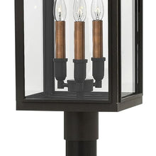 Hinkley Sutcliffe Collection Three Light 4W LED Outdoor Post Top/Pier Mount Oil Rubbed Bronze