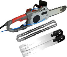 Handheld Brushless Electric Concrete Chainsaw - Diamond Chain Wall Cutter with Water-Fed Dust Suppression, Includes 2 Chains and 2 Guide Bars(Size:480)