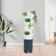 XURUIUS Indoor Gardening System,4 Tiers,Hydroponics Growing System Kit,Vertical Garden Planter,for Plants Vegetable