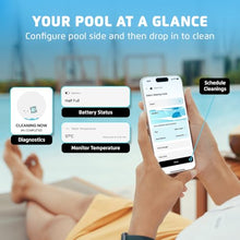 Dolphin Nautilus EON 100 Cordless Robotic Pool Cleaner Ideal for Pools up to 50 FT – Wi-Fi Connected, Wall & Waterline Scrubbing, Top-Load Filter, Smart Navigation