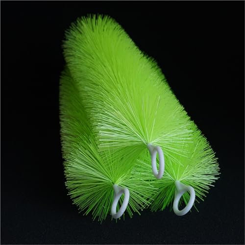FENNIDICE Fish Pond Filter Brushes, for Pond Filter Aquarium Skimmer Outdoor Water Garden Decor， Durable Physical Mechanical Media for Water Filtration(100pcs,70cm/27.5in)