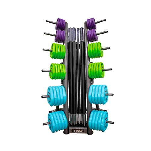 TKO Cardio Pump Group Pack 10 Sets Blue/Green/Purple