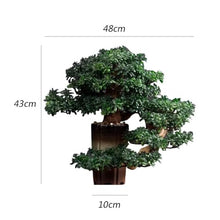 YXIANG56Q Fake Plants Indoor Fake Tree Potted Plant Ornaments Desktop Jewelry Entrance Decoration Simulation Tree Decoration High-Grade Artificial Bonsai Bonsai Tree