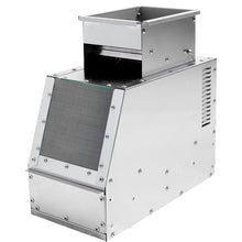 McbeAn Bird Feed Blown Shell Splitter, Electric Stainless Steel Grain Separator, Adjustable Speed Fan, 60-80 Kg/Hour, Small Chaff Blowing Machine, for Millet, Miscellaneous Grains, Melon Seeds