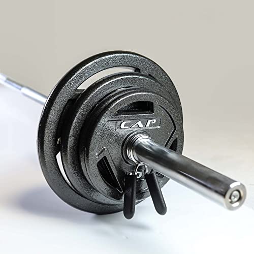 CAP Barbell Everyday Olympic Weight Set 165lbs with Plates and Bar
