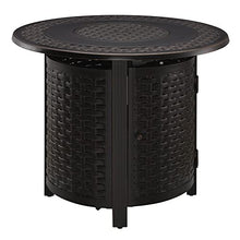 Paramount Isaac 34" Round Convertible Aluminum Firepit Table