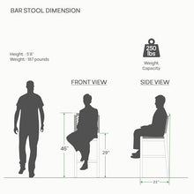 Cambridge Casual Carmel 2-Piece Teak Wood Outdoor Bar Stool Set