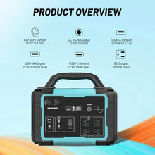 STARYLINE 1000W Portable Power Station 1024Wh LiFePO4 for Outdoor & Home