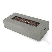 Christopher Knight Home Cape Coral 5-Piece Outdoor Chat Set with Fire Table Grey / Light Grey