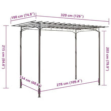 HKPWRBFG Garden Arbor Rose Arch, Durable Steel Structure, Silver