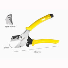 MVNOIRE Pruning Shears With 5pc Blades Set For The Garden Scissors For Plants Pruner For Flower Soft Tree Branch Home DIY Tools