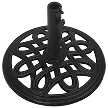JHNKOJ Umbrella Base Black 44X44X32 Cm Cast Iron