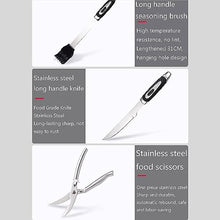 RJYYYDS BBQ Tools Set with Portable Compact Carry Case, Grill Accessories, 29PCS Stainless Steel Grilling Kit, Grill Accessories for Travel, Picnics, RVs, Camping, BBQs
