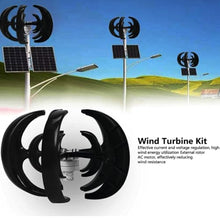 HYZHANHONG 100W-5000W Wind Turbine, 5-Blade Wind-Solar Hybrid Power Generation System, Three-Phase AC Permanent Magnet Generator with Controller, Suitable for Home Farm Hybrid Lamp,220v