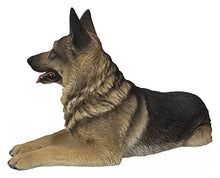 Hi-Line Gift Lying German Shepherd, Black and Brown