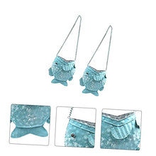 8 pcs Planter Fish Decoration Container Flowerpot Metal Creative Iron Shaped Flower Holder Pendant Wall Suspension Decor Arrangement Basket Art Hanging Wall-Mounted Rack (As Shownx3pcs 18X7CMx3pcs)