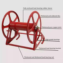 DKPLOE Garden Hose Reels for Outside Wall Mount Freestanding Wall Mounted Hose Reel Suitable for Collection and Car Wash Gardening Agriculture Small Truck Installation(Includes 300 cm tube)