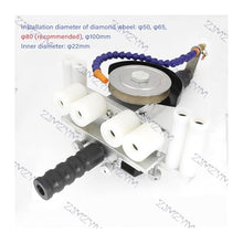 Pneumatic Edging Machine s Pneumatic Edger Straight Edge Corner Rounding Machine Ceramics Stone Edge Grinding Machine For DIY Use(5MM)