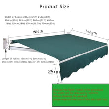 Waterproof Sunshade Canopy Replacement Fabric 200cm 250cm 300cm 400cm 600cm 700cm for Balcony Garden Patio Umbrellas (Red 20x13ft/600x400cm)