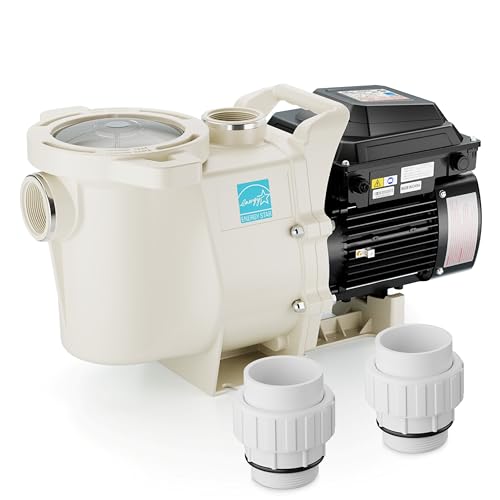 iLiving ILG8PP390-VS Variable Speed In-Ground and Above-Ground Swimming Pool Pump, 3.9HP