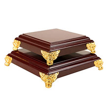 ZOCWJK Plant standPlant Base Stand, Imitation Wood, Crafts, Exhibition Table, Decorative Base, Square Base, Flower Pot Base, Wooden Base, Holder, Base Stand,A-Small