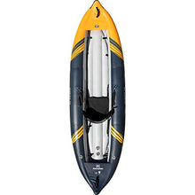 AQUAGLIDE McKenzie 105 Inflatable Kayak - 1 Person Whitewater Kayak Navy