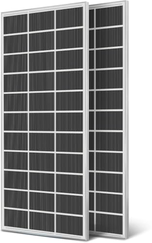 KZZAAO Solar Panel 18BB Monocrystalline 25% High Efficiency 300W Solar Panels for 12V/24V System MC4 Connectors for Home