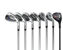 COBRA Golf 2022 LTDX One Length Combo Iron Set Chrome-Red-Blue