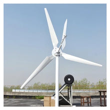LIAMOS 10KW 48V 96V High Efficiency Horizontal Wind Power Turbine Electric Alternative Generator for Farm Home 3 Blades 10000W Windmill,Stable Operation(96V)
