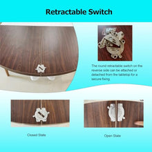 HAIXHX White Folding Round Table Top Extender, 47.2-94.5 in Large Round Foldable Table Top Only, Universal Circle Wooden Replace Table Top, No Legs, Home or Commercial Use(Diameter 78.7"/200cm)