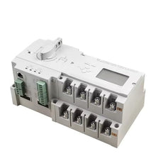 C/D Type 63A 100A 125A ATS Generator Dual Power Automatic Transfer Switch with Control Panel Circuit Breaker(125A C Type)