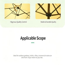 AY8ADYUI Outdoor Market Table Patio Umbrella,Outdoor Sunshade Umbrella,with Base,Simple Deluxe,Wind Resistant,for Garden, Deck, Backyard, Pool, Turquoise(Dark green)