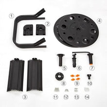 KomNWF LXXW Hose Reel Cart Portable Hose Reel Cart, Metal Hose Holder, Hose Organiser, Portable for Garden Hoses(with 100m Hose)
