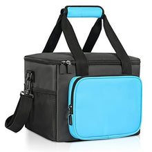 WJJDLLNP Outdoor Picnic Bag Double-shoulder Ice Double-layer Portable Multi-functional Waterproof Fresh-keeping Insulation
