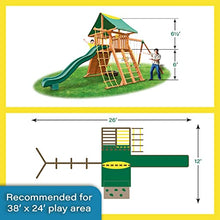 Best in Backyards Extreme Swing Set Jungle Gym Green & Yellow Components