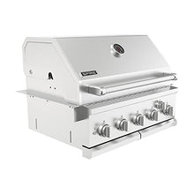SPIRE 30" Built-In 5 Burner Dual Fuel Grill, All 304 Stainless Steel Body