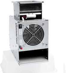 McbeAn Bird Feed Blown Shell Splitter, Electric Stainless Steel Grain Separator, Adjustable Speed Fan, 60-80 Kg/Hour, Small Chaff Blowing Machine, for Millet, Miscellaneous Grains, Melon Seeds