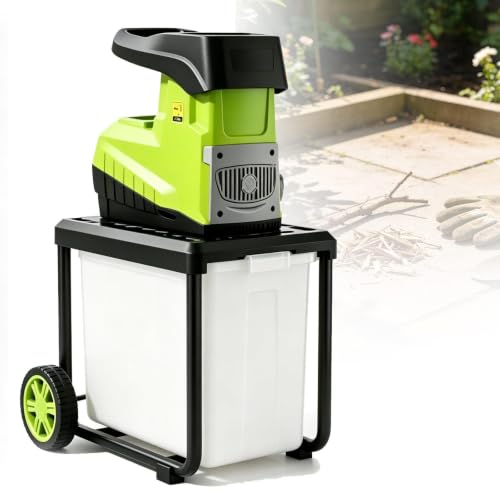 Electric Branch Chipper Shredder 2800W Wood Crusher