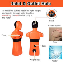 MZZKFC Lifesaving Training Dummy for Kids, Plastic Water Rescue Training Dummys 2 Pack Reusable, School/Community Drowning Prevention Teaching Dummy, Orange Yellow(Orange,1 Pack)
