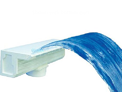 Custom Molded CMP25577260000 24in Arch Waterfall 1in Lip and Back Port - White