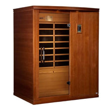 DYNAMIC SAUNAS Madrid Elite 3-Person Infrared Sauna with Red Light Therapy