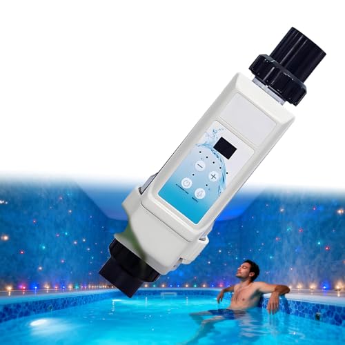 Auto Cleaning Salt Water Pool Chlorine Generator System,Clear Saltwater Pool Chlorine Generator,Simple Working,for Spas and Hot Tubs 8g/h