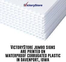 VictoryStore 22” x 17” House Shaped Blank Yard Signs White