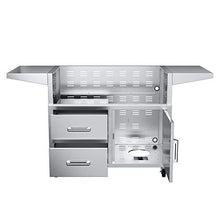 EdgeStar GRL420CART 42" Cart with Door and Drawer Combo for GRL420 Series Grills - Stainless Steel