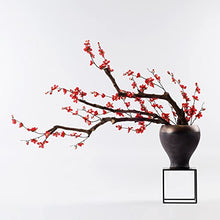 YXIANG56Q Fake Plants Artificial Bonsai Silk Peach Blossom Tree Plants with Ceramics Pots Fake Flowers Decorative Bonsai Plants for Home Office Décor Bonsai Tree