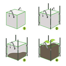 Square Potato Grow Bag Nursery Tomato Plant DIY Potato Planting Bucket Felt Grow Flower Fabric Grow Pot Non-Woven Seedling Bag (Size : 7 gallons) (5 gallons)